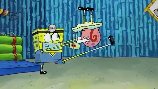 SüngerBob Gary'ye Bacaklar Veriyor