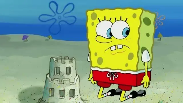 SüngerBob ve Patrick Kumdan Kale Savaşı Başlatıyor